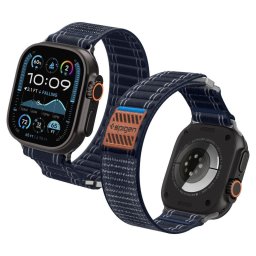 Șnur telefon SPIGEN Watchband WBF0 Apple Watch 44/45/46/49mm, navy, Universal – Nespecificata