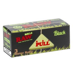 Rola Foite Raw Black Organic Wide extra-subtiri din canepa 54mm x 3m