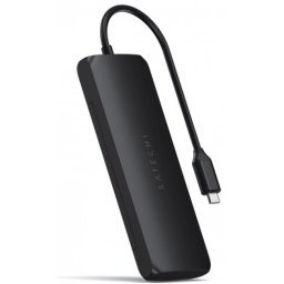 SATECHI ST-UCHSEK USB-C Hybrid Multiport adapter (SSD Enclosure HDMI 4K 2 x USB-A 3.1 Gen 2 up to 10 Gbps) - negru