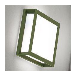 Orion - Corp de iluminat exterior HENRY 2xE27/15W/230V 26x26 cm IP44 verde