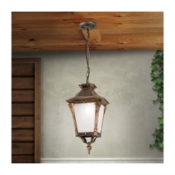 Orion - Corp de iluminat suspendat pentru exterior AIKO 1xE27/60W/230V IP23 bronz/patină