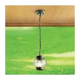 Orion - Lampă suspendată pentru exterior TAVERNA, 1xE27/60W/230V, IP23, bronz/patină