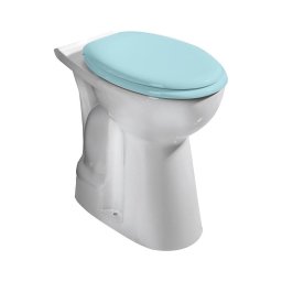 Creavit - Vas WC combinat fără bariere, evacuare pe pardoseală, ceramică, alb