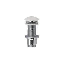 Sapho - Ventil de lavoar Click-Clack BLOK, Ø 6,7 cm, marmură/alb
