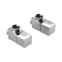Sapho - Set de conectare pentru robinete unghiulare CUBE, 2 buc., crom lucios