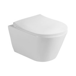 Sapho AVVA CLEANWASH - WC suspendat cu bideu, ceramică/albă