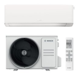 Aparat de aer conditionat Bosch Climate 7000i, 9000 BTU Wi-Fi, Clasa A+++/A+++, functie Save Plus, functie Power Control, Wind Avoid Me,3D Airflow, i-Clean, Follow me, Alb