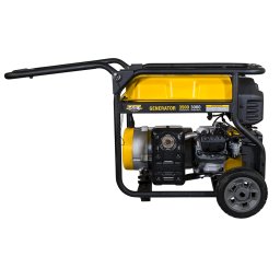 Generator de curent electric Dewalt DXGNP35E, 3500 W, 7 CP, 223 CC, 4 timpi, AVR, 2 x priza Schuko (230 V; 16 A) 1 x 12 V; 8.3 A, 20 l, benzina, Negru-Galben