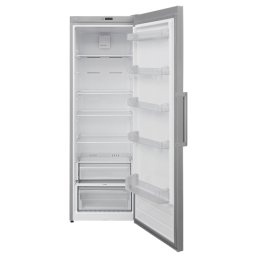 Frigider cu o usa Heinner HF-V401NFSE++, 389 l, No Frost, Control electronic, Iluminare LED, Clasa E, H 186 cm, Argintiu
