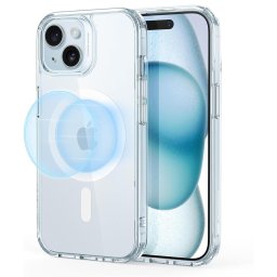 Husa ESR Classic Hybrid HaloLock Frosted - Husă telefon - compatibil cu Apple iPhone 17 Pro Max - culoare Albastru