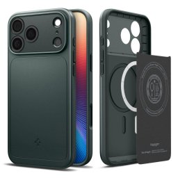 Husa Husa pentru iPhone 17 Pro Max - Spigen Thin Fit MagSafe - Abyss Green