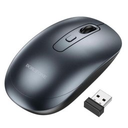 Mouse Winner (BG13) fara Fir, 2.4Ghz, 1600DPI, Design Ergonomic Black Metal Gray