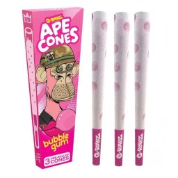 G-Rollz Conuri pre-rulate Ape Cones Click Bubblegum KS x3