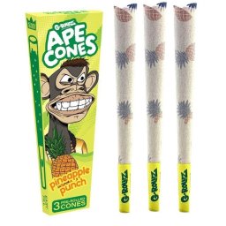 G-Rollz Conuri pre-rulate Ape Cones Click Pineapple Punch KS x3