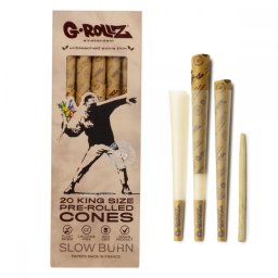 G-Rollz Conuri pre-rulate nealbite Banksy Flower King Size x20