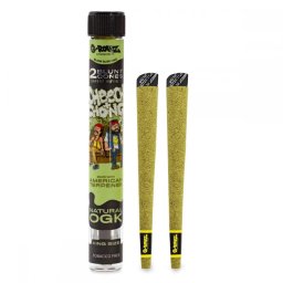 G-Rollz Blunt pre-rulat canepa Cheech & Chong Natural OGK infuzati cu terpene KS x2