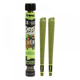 G-Rollz Blunt pre-rulat canepa Cheech & Chong Green Punch infuzati cu terpene KS x2