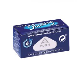 Rola foite Smoking Blue Wide ultra-fina din guma vegetala 52mm x 4m