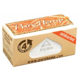 Rola foite Pure Hemp din canepa nealbita 44mm x 4m