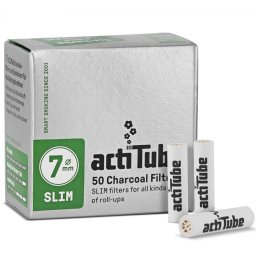 actiTube Filtre cu carbune activ Slim 7mm x50