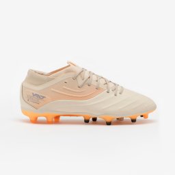 Ghete din piele Fotbal VIRALTO IV Premium PRO EVOLUTION FG Bej Bărbați