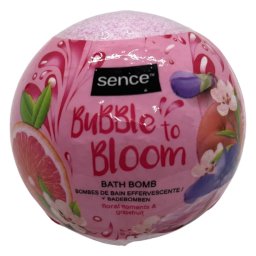 Bomba de baie efervescenta, Sence Beauty, Floral Moments and Grapefruit, 120g