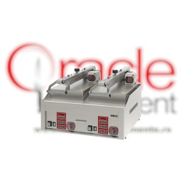 Contact grill semiautomat electric dublu, pentru Steak și Burgeri, Casselin