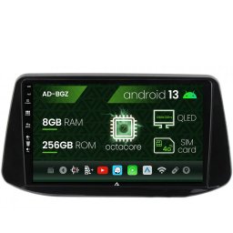 Navigatie Hyundai I30 (2017-Prezent), Android 13, Z-Octacore 8GB RAM + 256GB ROM, 9 Inch - AD-BGZ9008+AD-BGRKIT225