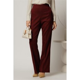 Pantaloni dama grena office croi drept