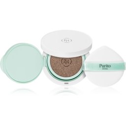 Purito Wonder Releaf Centella BB Cushion BB cream în burețel SPF 30 culoare 21 Light Beige 15 g