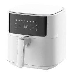 Friteuza FRITEUZA AER CALD HEINNER HAF-B6WH17SQ 1700 W, 5.7 l, Display Digital, 8 programe, Temporizator 60 minute (Alb)