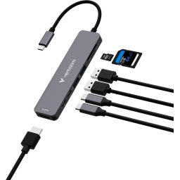 32158, 100 W, USB-C, Gri