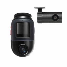 Set 2 camere auto X800, 8MP 4K, Wi-Fi 6, Starvis 2, detectie AI miscare, control vocal, camera spate RC14, card 128 GB cadou
