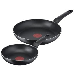 TEFAL B5569053 Simple cook Tigaie set 20+26cm Negru