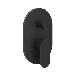 Ravak X070466 - Baterie de duș pentru montaj ascuns CHROME, neagră