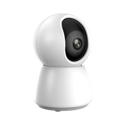 iGET 75020823 - Cameră inteligentă 2K cu senzor de mișcare, alimentare 5V, Wi‑Fi, albă