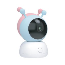 iGET 75020825 - Baby monitor inteligent pentru copii 2K, 5V, Wi‑Fi, roz/albastru