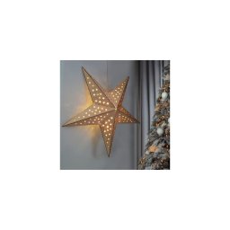 Solight 1V293 - Decorațiune LED de Crăciun 20xLED/2xAA, alb cald, stea bej