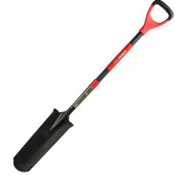 Harlet, cazma, ingust, cu varf zimtat, coada fibra de sticla, 40x14x126 cm, Strend Pro Premium RedShark
