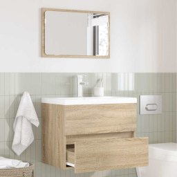 Set de mobilier pentru baie Stejar Sonoma Lemn compozit GartenMobel Dekor