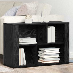 Bufet Stejar Negru 80 x 30 x 53 cm Lemn compozit GartenMobel Dekor