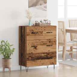 Bufet Lemn Vechi 69,5 x 34 x 90 cm Lemn Ingineresc si Fier GartenMobel Dekor