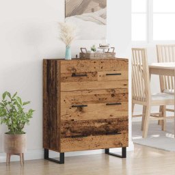Bufet Lemn Vechi 69,5 x 34 x 90 cm Lemn Ingineresc si Fier GartenMobel Dekor