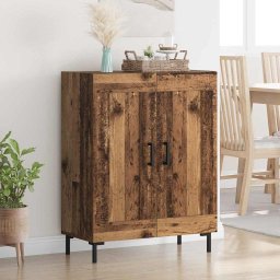 Bufet Lemn Vechi 69,5 x 34 x 90 cm Lemn Ingineresc si Fier GartenMobel Dekor