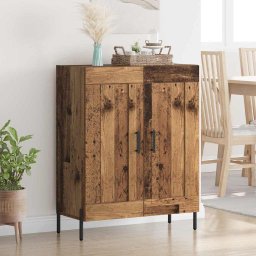 Bufet Lemn Vechi 69,5 x 34 x 90 cm Lemn Ingineresc si Fier GartenMobel Dekor