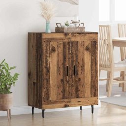 Bufet Lemn Vechi 69,5 x 34 x 90 cm Lemn Ingineresc si Fier GartenMobel Dekor