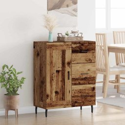 Bufet Lemn Vechi 69,5 x 34 x 90 cm Lemn Ingineresc si Fier GartenMobel Dekor