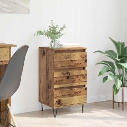 Bufet Lemn Vechi 40 x 35 x 70 cm Lemn Ingineresc si Fier GartenMobel Dekor