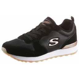SKECHERS Sneaker low 'Goldn Gurl' auriu / negru