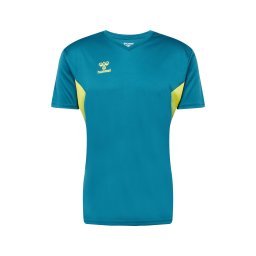 Hummel Tricou funcțional 'Authentic' cyan / gri / verde stuf / negru